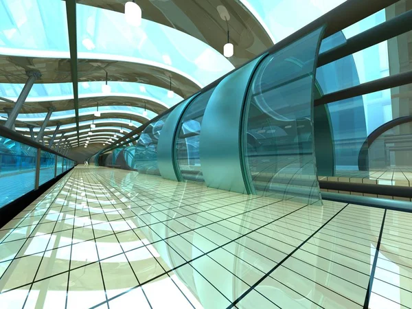 Station de métro futuriste — Photo